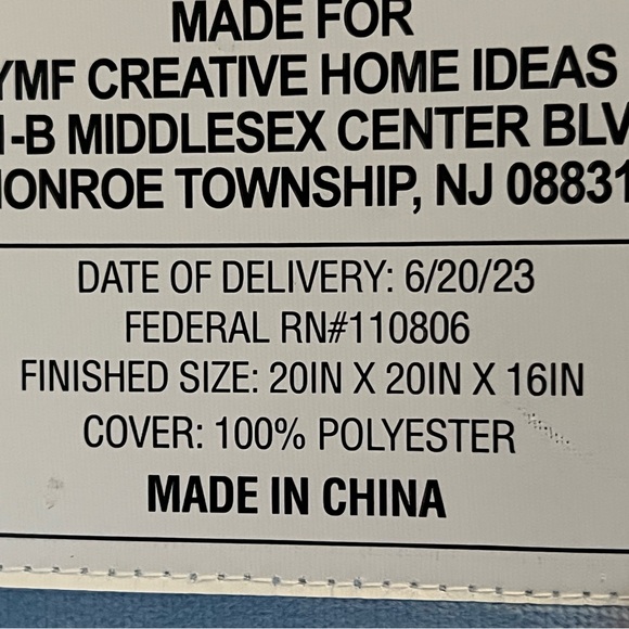 🤓ON HOLD🤩Juicy Couture x Urban Outfitters Ottoman - Picture 13 of 13